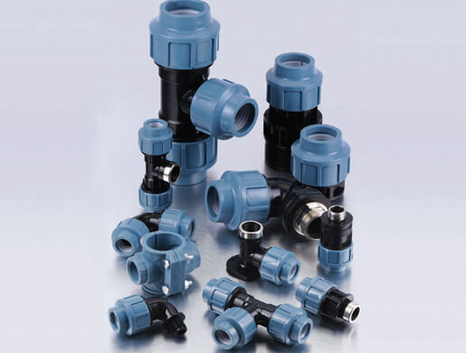 PP Compression Fitting Female Tee-DEF PIPELINE