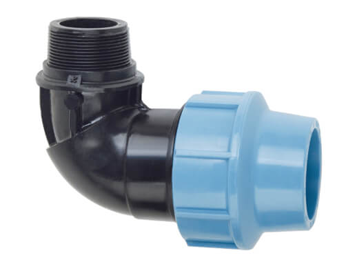 PP Compression Fitting Male Thread Elbow-DEF PIPELINE