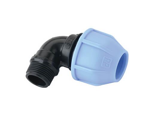 PP Compression Fitting Male Thread Elbow-DEF PIPELINE
